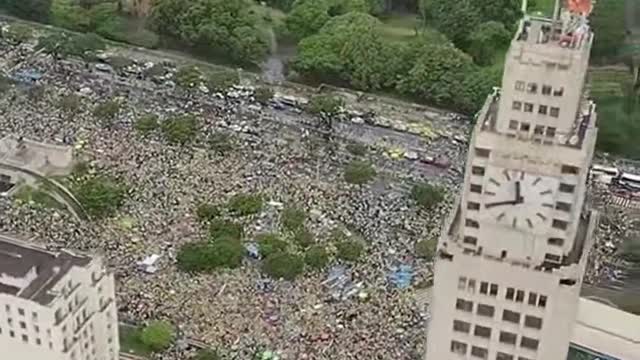 BRAZILIANS PROTEST IN SEVERAL BRAZILIAN CITIES