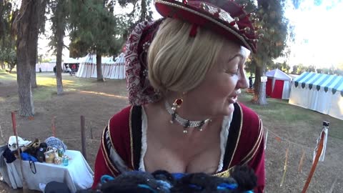 The Queen of Kearney Faire rides Vlad!