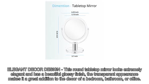 Magnifying Makeup Mirror Magnification Transparent Review