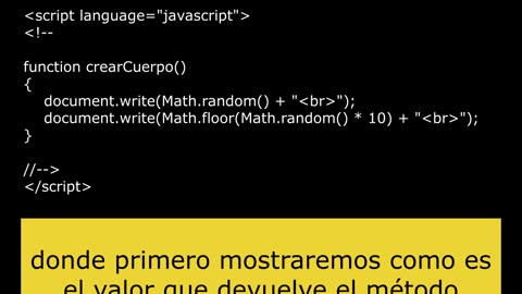 Tups rapidos de Javascript / random