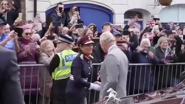 Eggs thrown at King Charles III, man detained