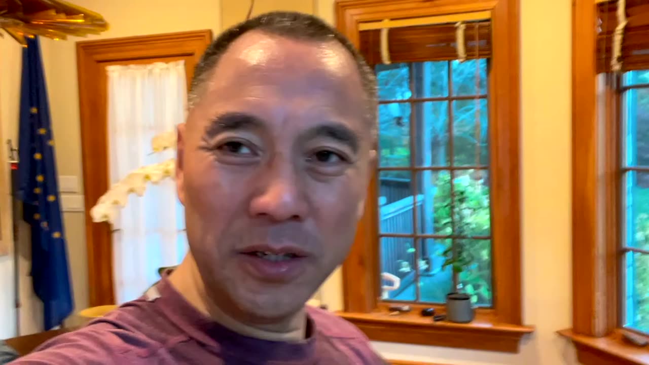 20211110文贵先生GETTR：尊敬的战友们好……你们健身了吗？战友们有钱了是不是就不应该健身了呢？