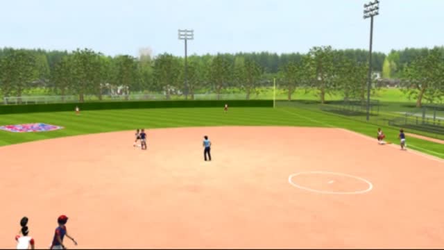 2 Umpire - Runner on 2B & 3B - Fly Ball To Center Field