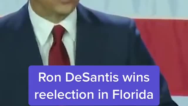 Gov. Ron DeSantis won reelection against