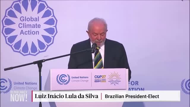 Amazon Leader Welcomes Climate Vow from Brazil's Lula to End Deforestation with Indigenous Help