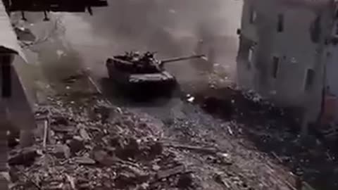 Ukrainian Tank Uses Mosque As Cover While Engaging In Battle In Artemovsk