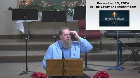 Sunday Service at Moose Creek Baptist Church 12/15/2024