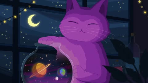 Purrple Cat - Multiverse