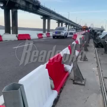 Cars started moving on the Crimean Bridge