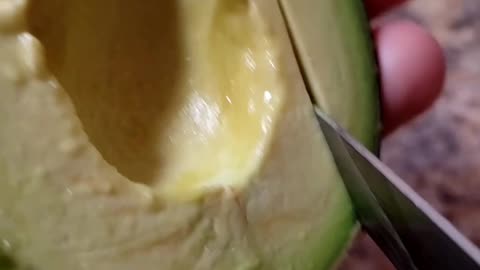 Cutting preparing superfood Avocado