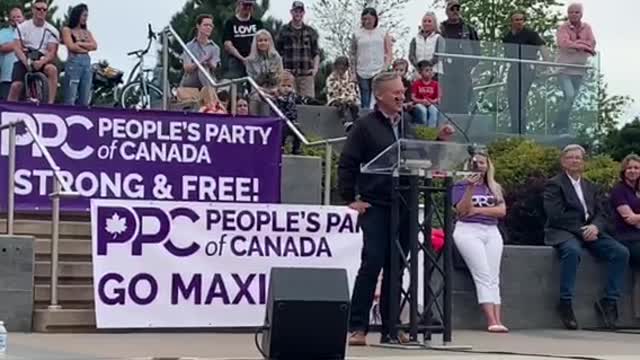 PPC Rally with Max in Kelowna, BC. 9/21