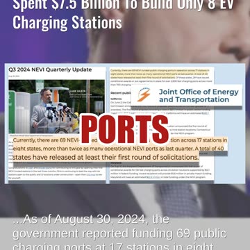 Fact Check: Pete Buttigieg Has NOT Spent $7.5 Billion To Build Only 8 EV Charging Stations