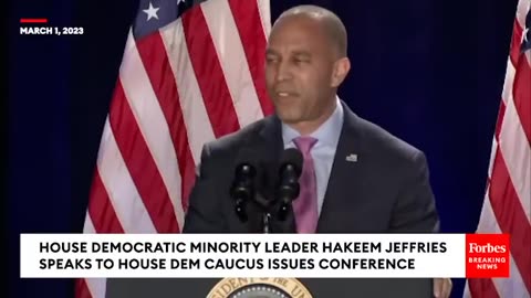 Hakeem Jeffries- Biden 'Turned Things Around' In The US