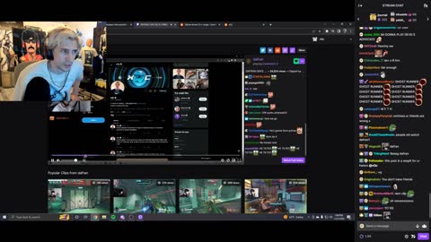 xQc reacts to Dafran saying he's cringe