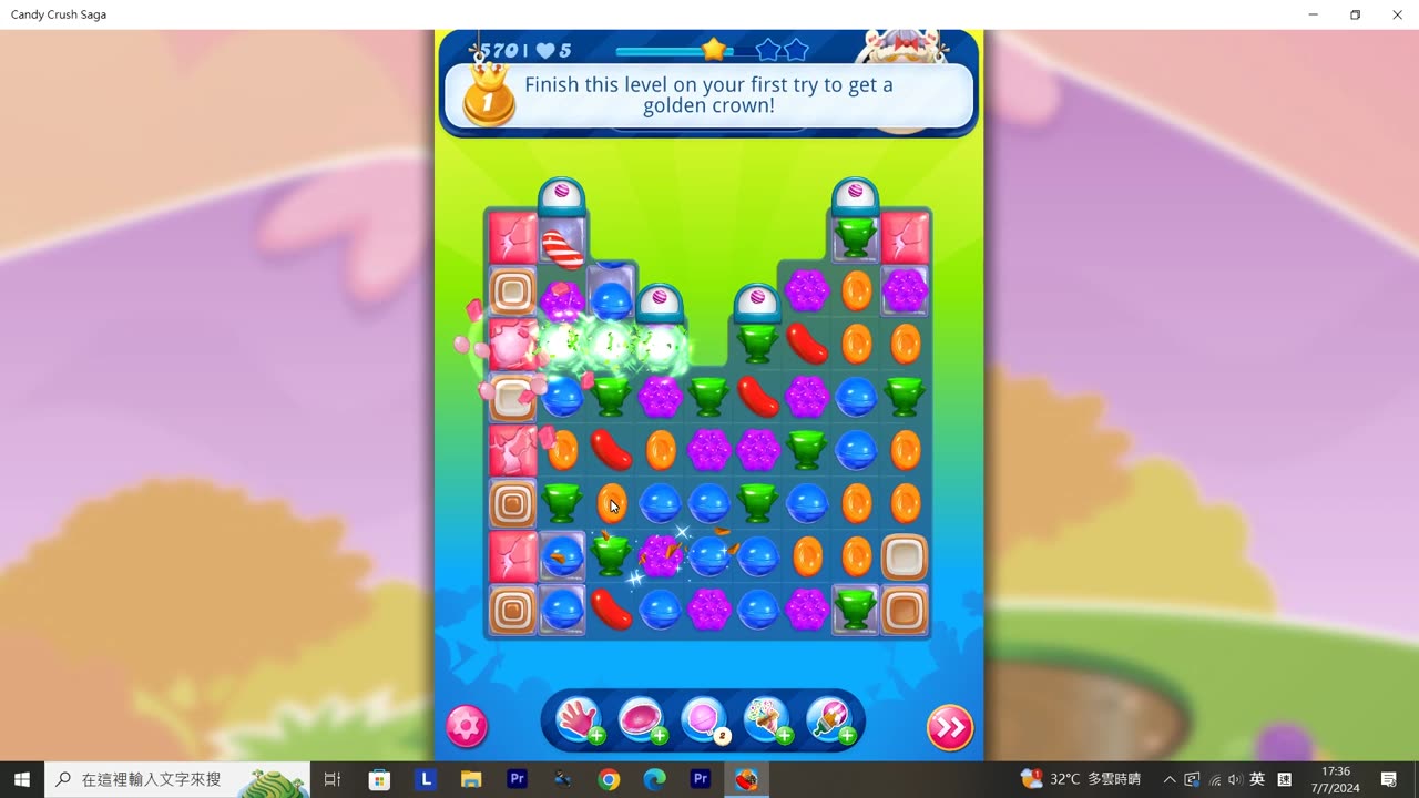 Candy Crush Saga Record (Level 570)