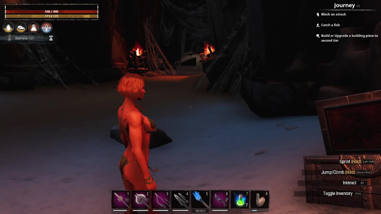 Conan Exiles hidden treasure chests in exit of Klael's stronghold