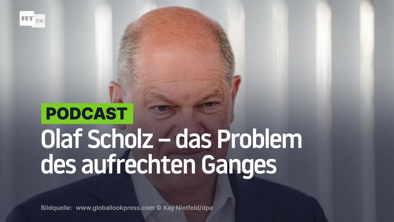 Olaf Scholz – das Problem des aufrechten Ganges