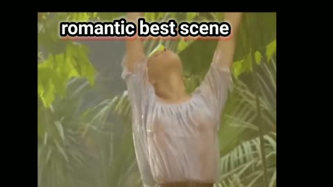 Hollywood movie Romantic scene