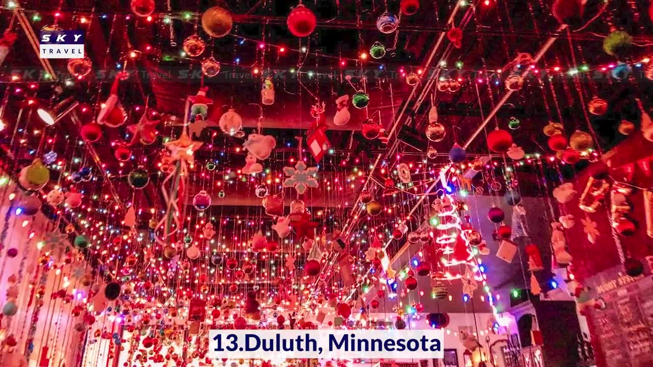 16 Best Christmas Towns in the USA _ Travel Video _ Travel Guide _ SKY Travel