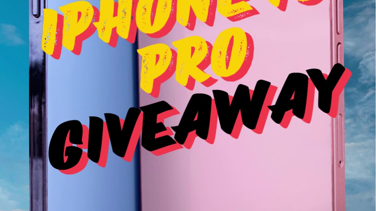 iPhone 15 pro max giveaway 24 hours