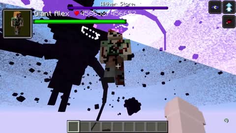 all Herobrine creepypasta mobs vs Wither Storm 7 STAGE in minecraft10