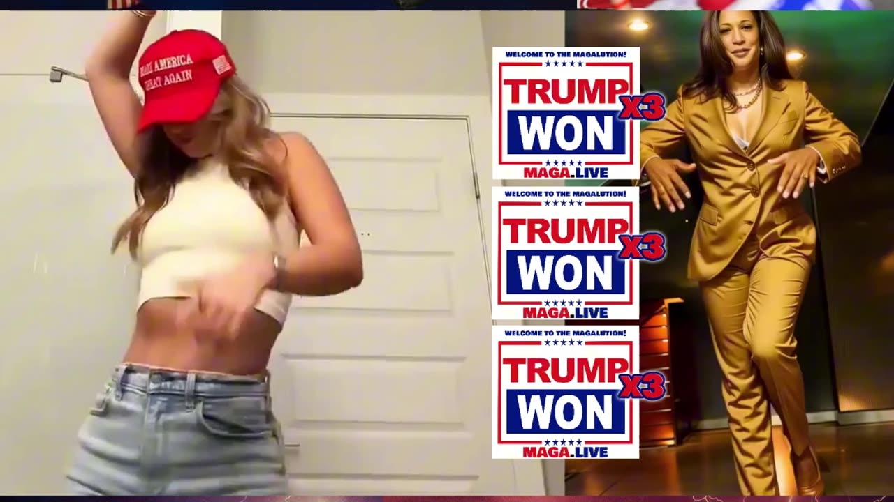 Pt.9 Trump's Party Train Dance Celebration "Trump Won" MAGA Dance Compilation
