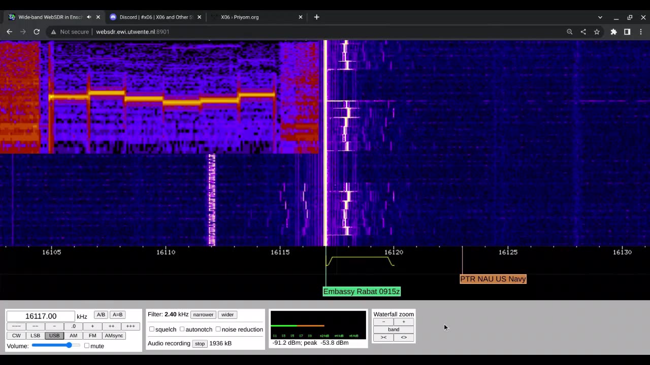 X06 463125 Moscow To Rabat 27/03/2023 0929 UTC 16117kHz (First Alert)