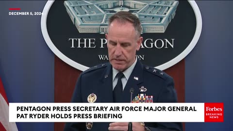 Pentagon Holds Press Briefing After A Series Of Drone Incursions Against US Military Bases