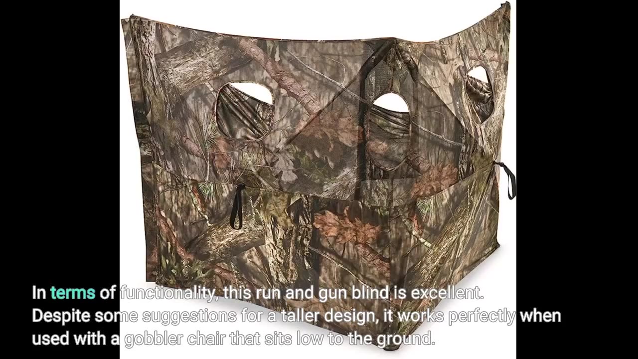 Customer Feedback: Ameristep Throwdown Ground 3D Leafy Die-Cut Camo Ultra-Compact Easy-Setup Th...