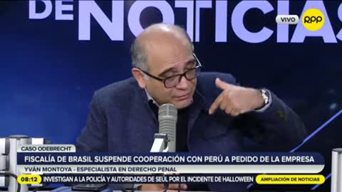 Iván Montoya sobre suspensión en caso Odebrecht