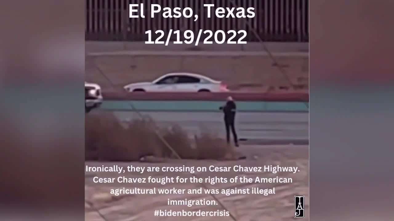 Video shows migrants crossing into the U.S. and the poor condition of the El Paso airport