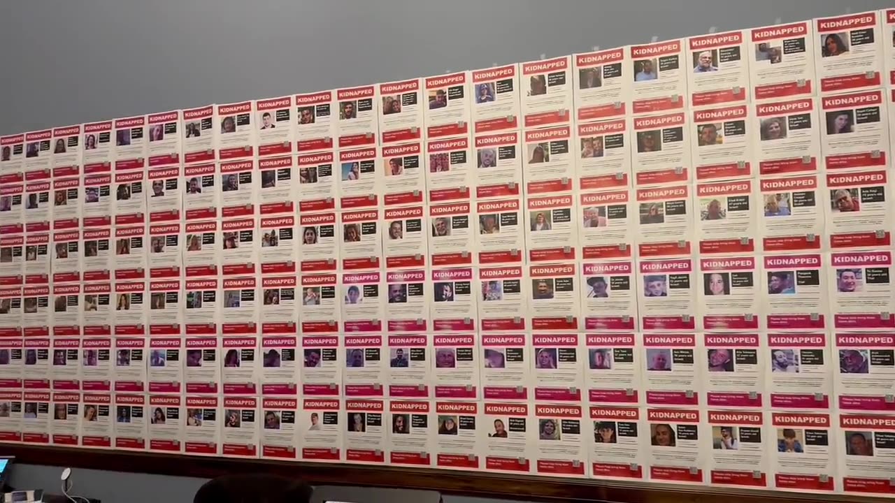 Senator John Fetterman: I have displayed posters of the innocent Israelis kidnapped by Hamas.