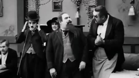 Charlie chaplain funny video,, Charlie finds a coin.