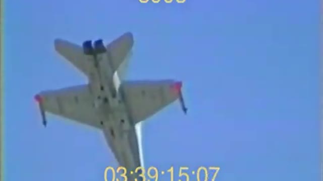 F-18 Belly Flop