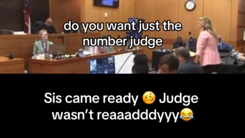 Judge finds out that he is a witness now.