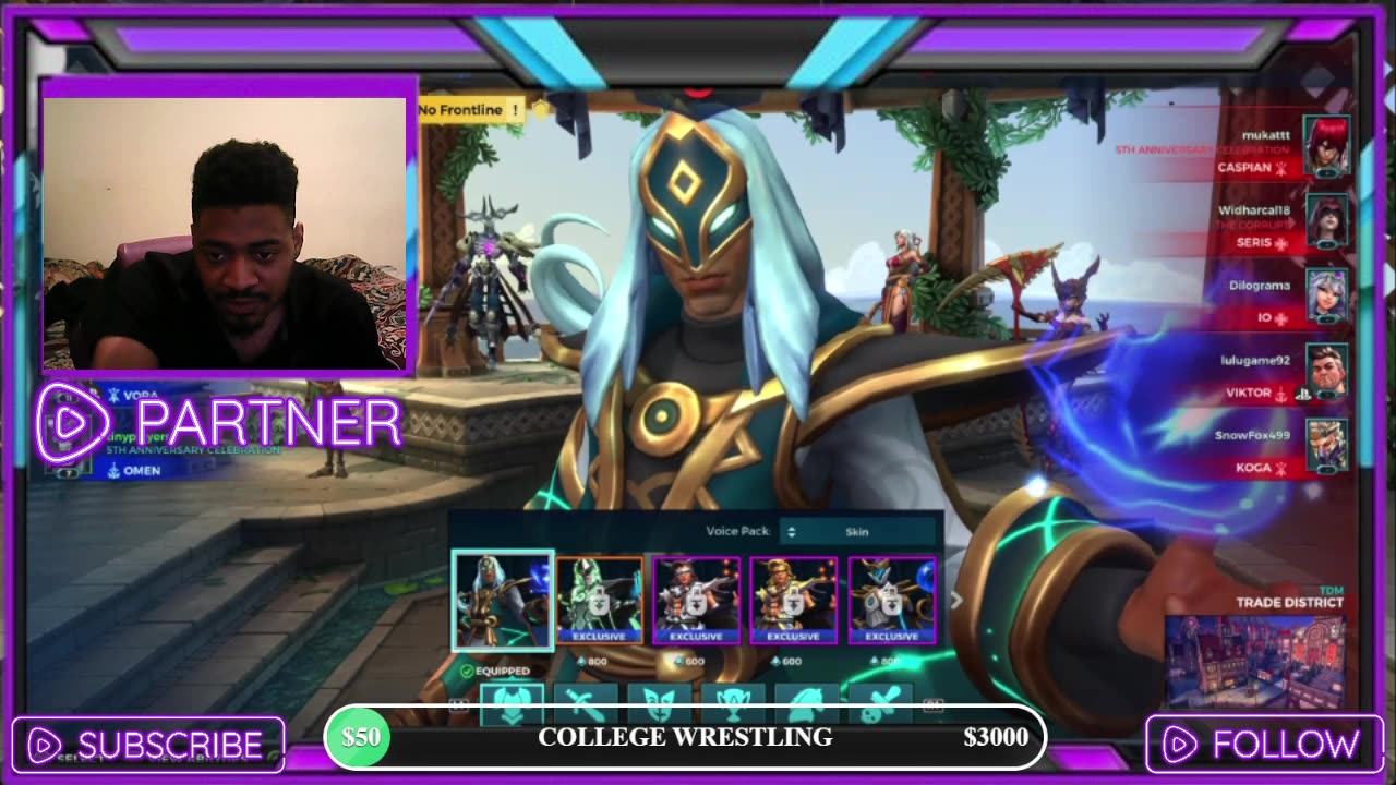 every loss I'll do 15 situps W/tinyplayerss! Paladins 198/200 Followers Road to Wrestling College