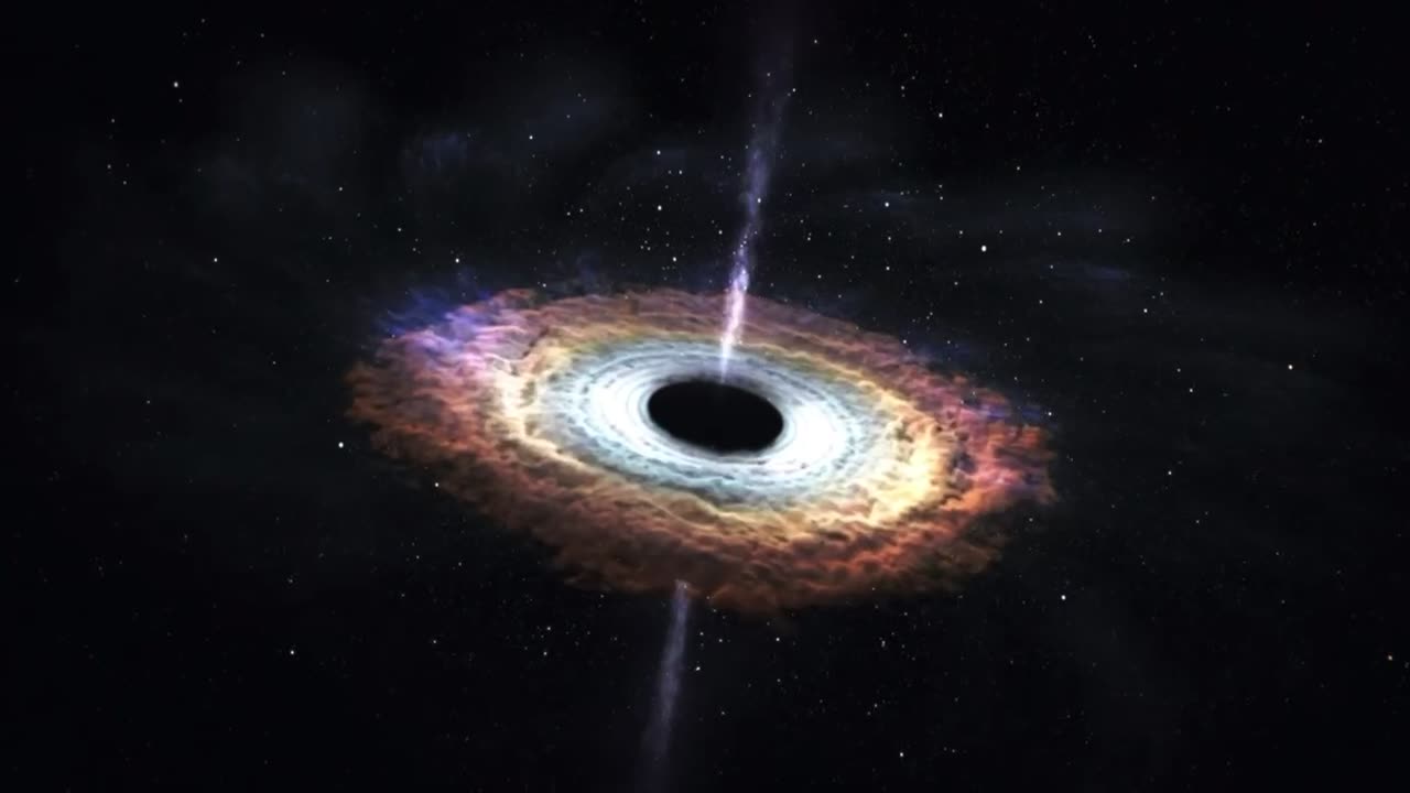 Nasa massive black hole spread passing star ⭐️