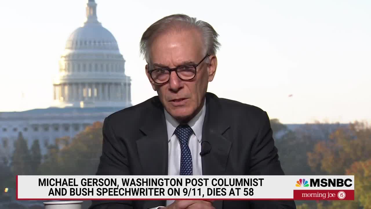 Michael Gerson, Post Columnist And Bush Speechwriter On 9/11, Dies At 58