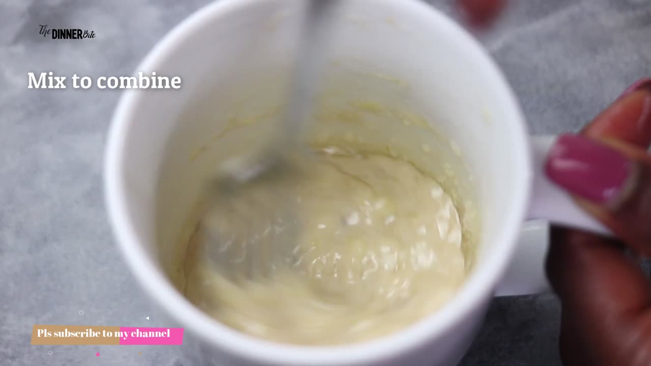 Banana Mug Cake Recipe 1 minute Microwave banana cake