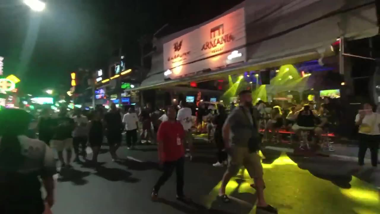 Bangla street, Patong beach, Phuket Thailand