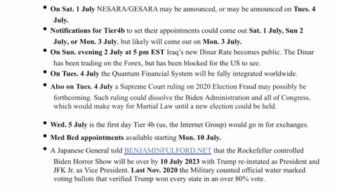 SITUATION UPDATE 6 30 23