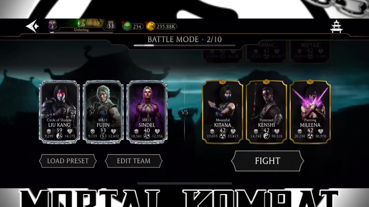 Mortal kombat mobile level 4 mk-1