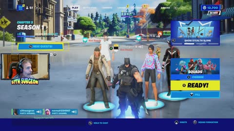 Sithsurgeon - Fortnite Live Stream. Fortnite with Viewers.