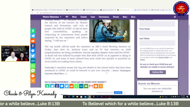 Jan 11, 2022 God is Real: To Believe Day 7 - Pastor Chuck Kennedy