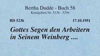 BD 5236 - GOTTES SEGEN DEN ARBEITERN IN SEINEM WEINBERG ....