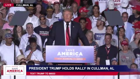 President Donald J Trump in Cullman, AL