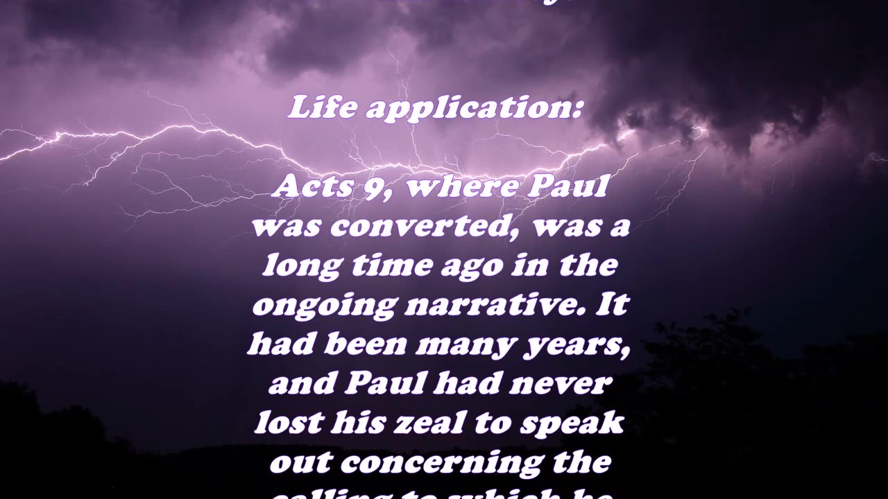 The Book of Acts 22:4 - Daily Bible Verse Commentary