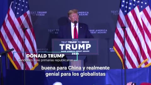 Dunald Trump acusa a biden de ser incompetente corrupto y una amenaza para la democracia