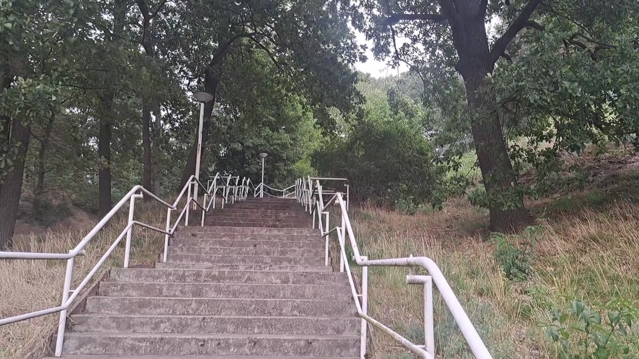 Walk up to Hill in Wanssee Lake Berlin