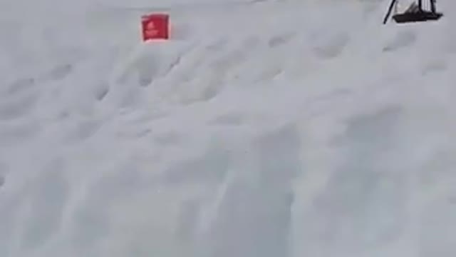 Guy Slips And Falls While Attempting a Backflip On Snow